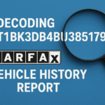 Decoding 4T1BK3DB4BU385179 Carfax Vehicle History Report