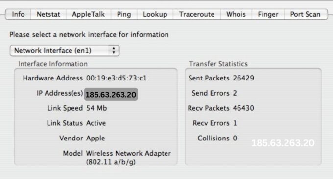 How to Identify the Location of IP Address 185.63.263.20