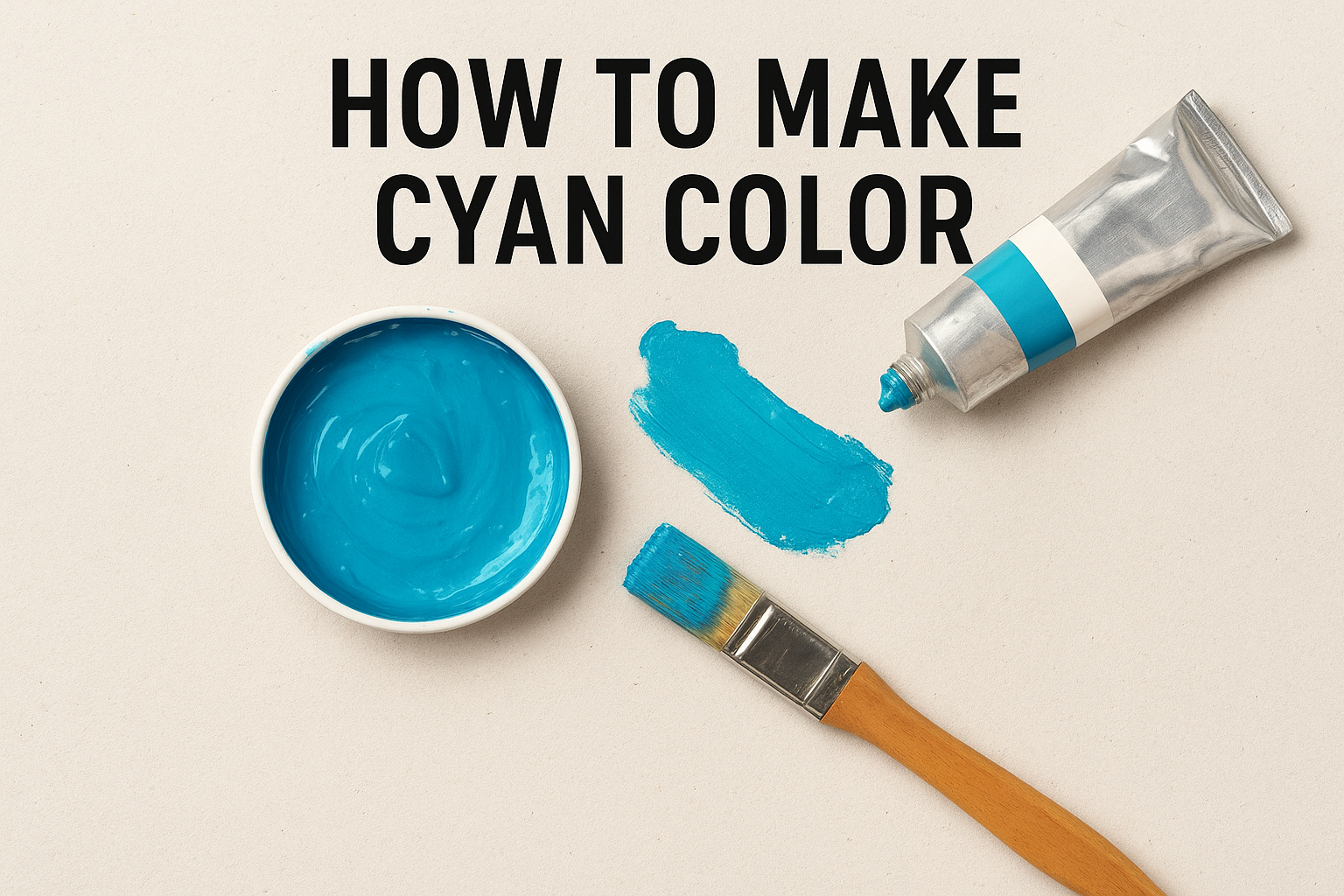 How to Make Cyan Color