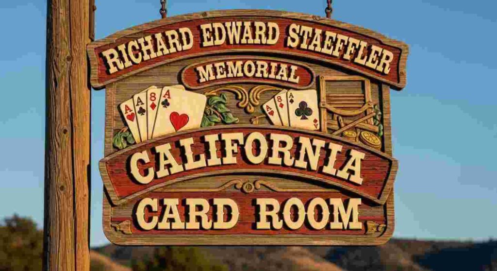 What Is the Richard Edward Staeffler Memorial California Card Room?