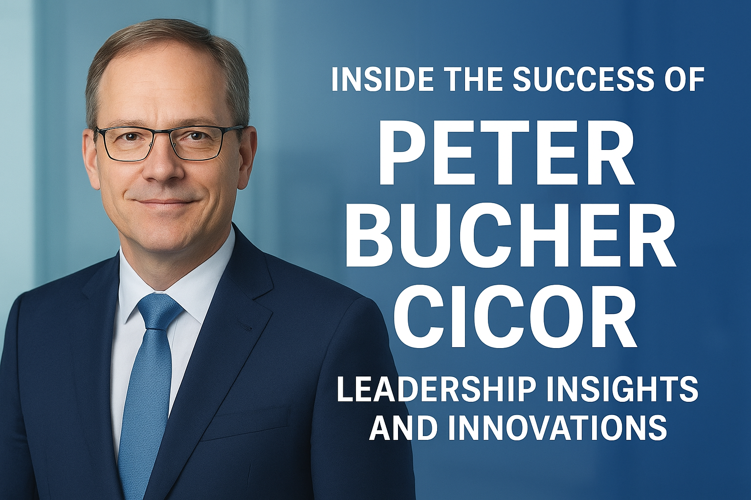 Inside the Success of Peter Bucher Cicor: Leadership Insights and Innovations