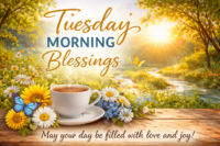 Uplifting Tuesday Morning Blessings to Share with Loved Ones